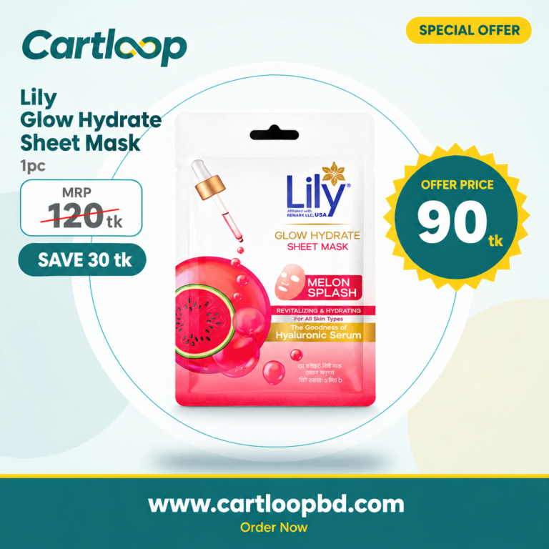 Lily Glow Hydrate Sheet Mask Melon Splash 25ml
