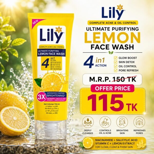 Lily Lemon Facewash 100ml