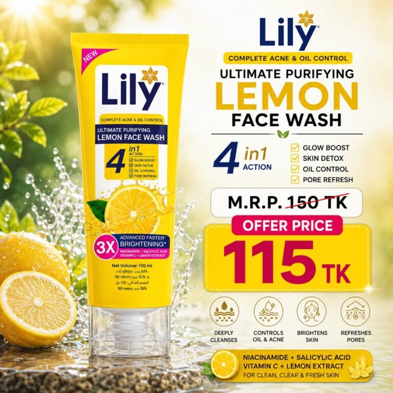 Lily Lemon Facewash 100ml