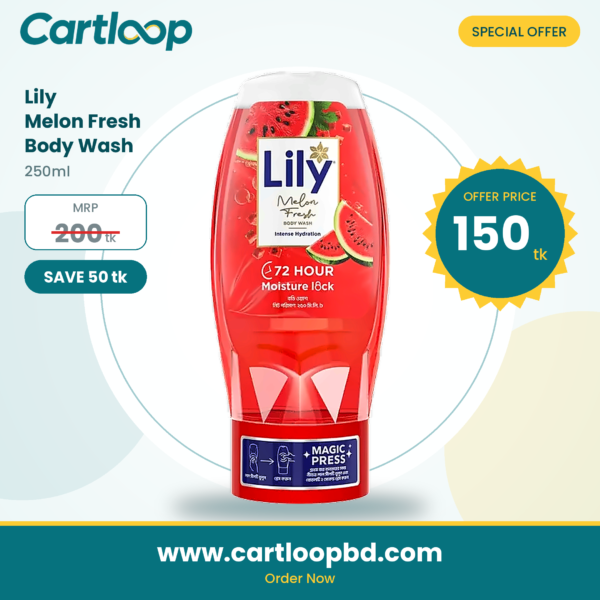 Lily Melon Fresh Body Wash 250ml