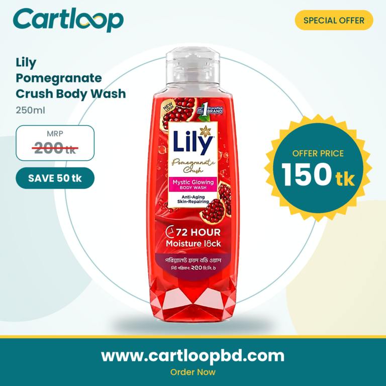 Lily Pomegranate Crush Body Wash Fliptop – 250ml