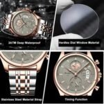 POEDAGAR 802 Luxury Men’s Chronograph Watch