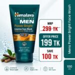 Himalaya Men Power Bright Licorice Face Wash 100ml