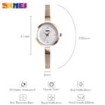 Skmei 1390 Stainless Steel Waterproof Quartz Watch