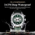 POEDAGAR 838 Original Fashion Men Clock Luminous Waterproof Chronograph Date Watch