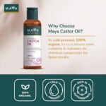 MAYA All Natural Cold-pressed Castor Oil -120 ml