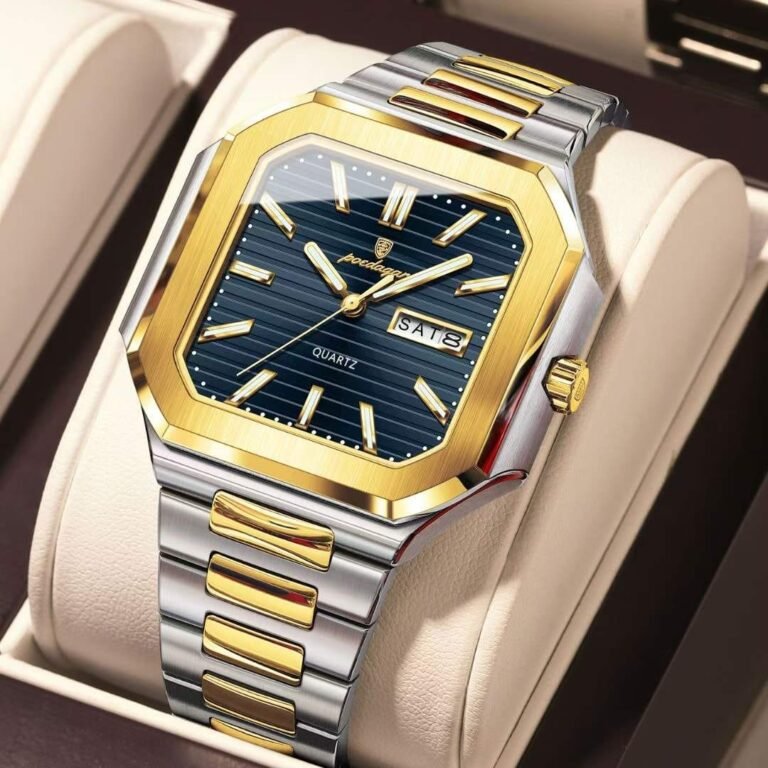 POEDAGAR 672 Casual Luminous Stainless Steel Men’s Watch