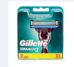 Gillette Mach3 Razor Blades-8 Refills