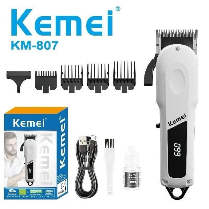 Kemei KM-807 Hair Clipper and Beard Trimmer for Men