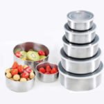 Stainless Steel Bowl Set Oven Proof - 5 Pcs