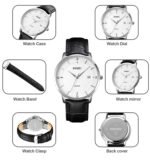 SKMEI 1801 Stainless Steel Leather Quartz Men’s watch-