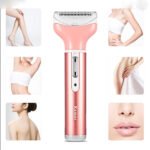 Kemei KM-6637 Multifunctional 4 in 1 Rechargeable woman body Eyebrow, Nose Trimmer set Female Electric shaver
