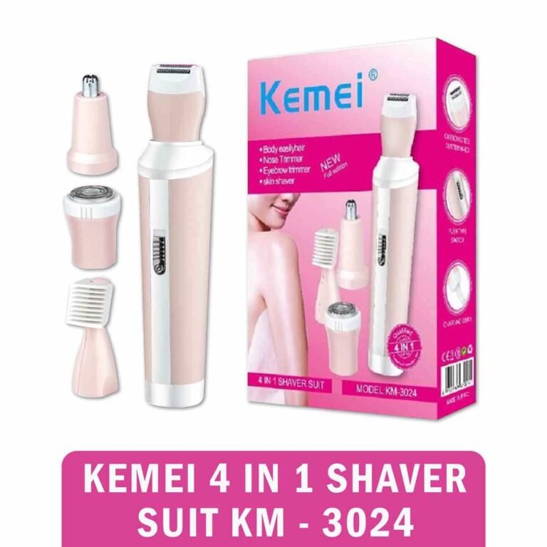 Kemei KM-3024 4 in 1 Rechargeable Lady Shaver