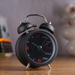 Alarm Clock Twin Bell Table Clock Loud Alarm