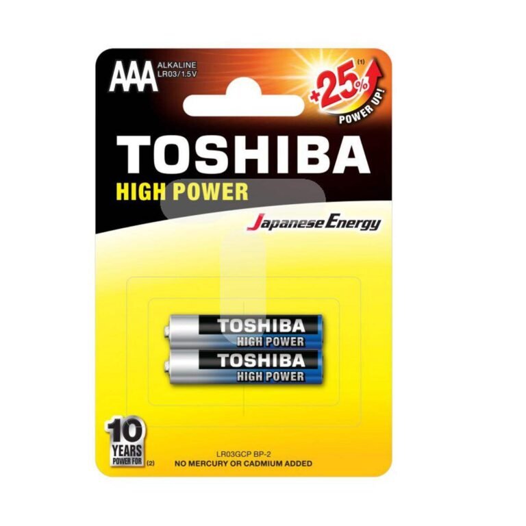 Toshiba Battery LR03 Alkaline (2 Pcs) AAA 1.5V