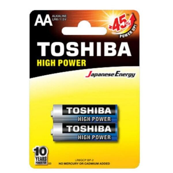 TOSHIBA Alkaline AA Batteries LR6 1.5V 4pcs