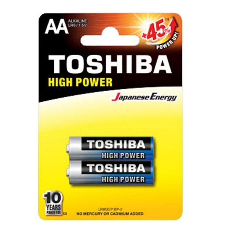 TOSHIBA Alkaline AA Batteries LR6 1.5V 4pcs