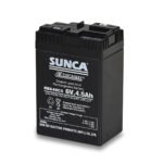 Sunca 6v 4.5ah Rechargeable Sealed Lead Acid Battery