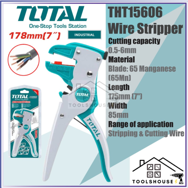 Total Wire Stripper 178mm - THT15606