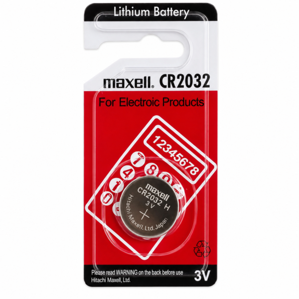 Maxell 2032 Lithium Button Coin Cell Battery 3V CR2032