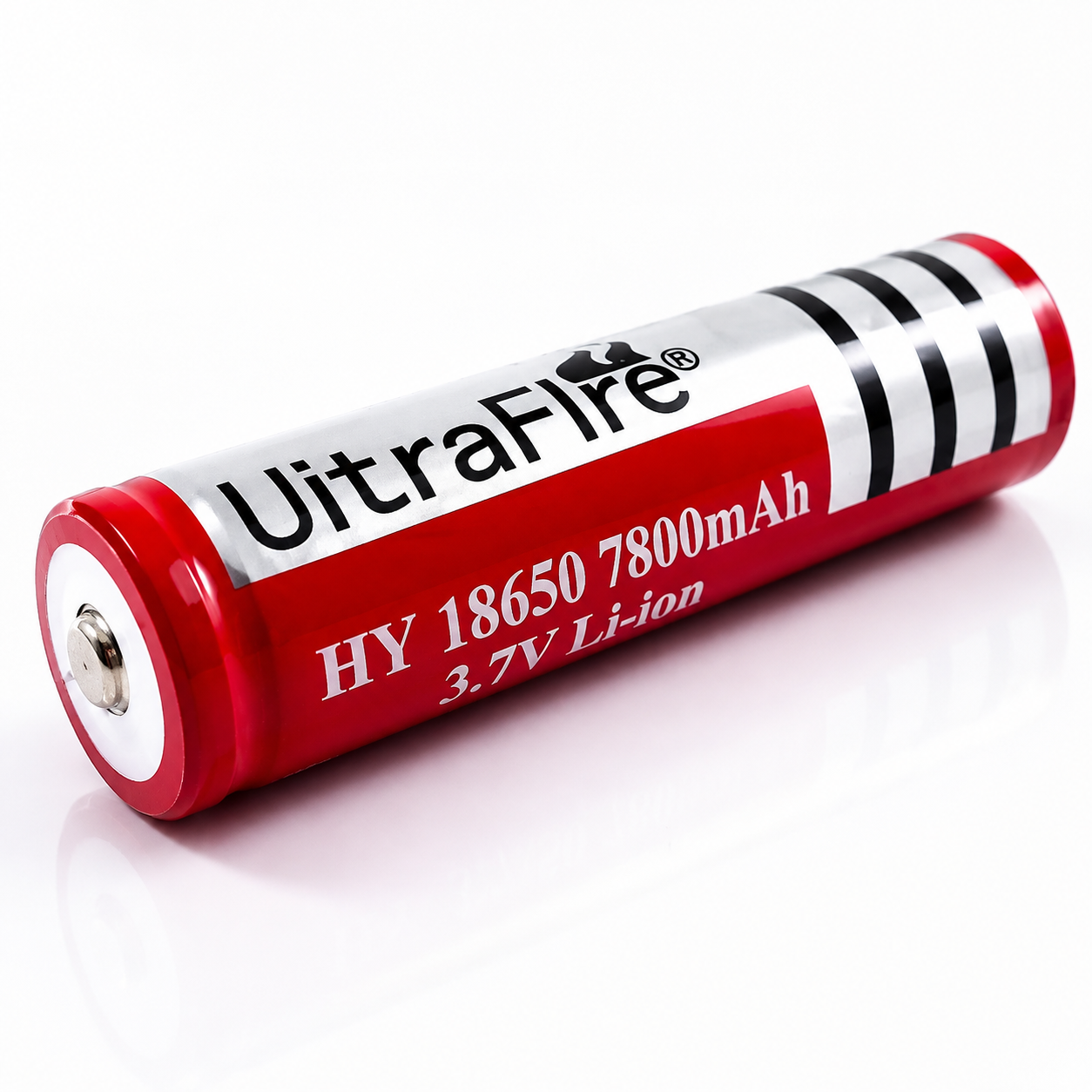UltraFire 18650 7800mAh 3.7V Rechargeable Lithium Battery, Pack of 1 UltraFire 18650 7800mAh 3.7V Rechargeable Lithium Battery, Pack of 1