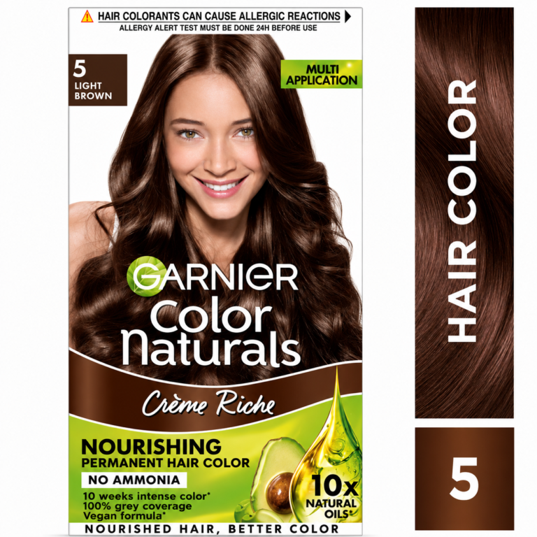 Garnier Color Naturals Shade 5 Light Brown 70ml + 60g
