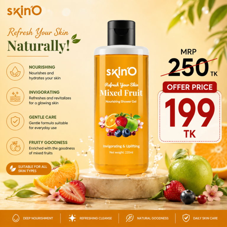 skinO Refresh Your Skin Mixed Fruit Nourishing Shower Gel 220ml