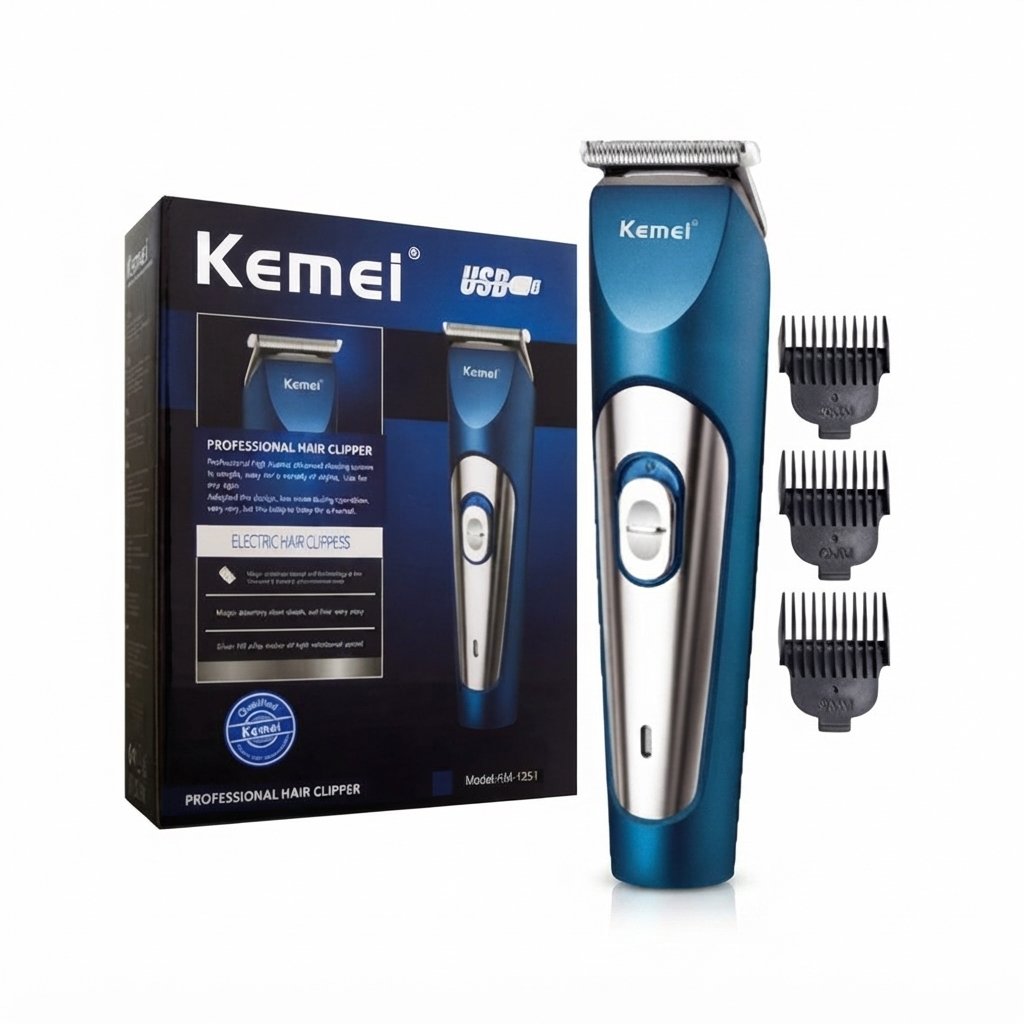 Kemei KM-1251 Professional Hair Clipper and Beard Trimmer for Men Kemei KM-1251 Professional Hair Clipper and Beard Trimmer for Men