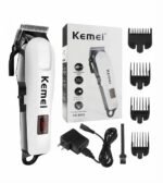Kemei KM-809A Digital Electric Rechargeable Professional Hair Clipper Trimmer