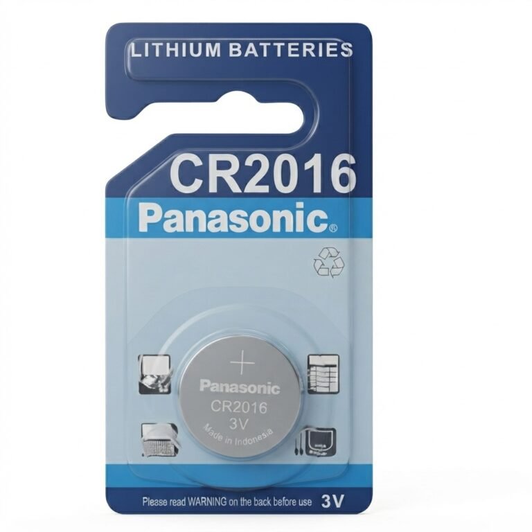 PANASONIC CR2016 3V Lithium Button Cell Coin Battery 1pcs - Battery
