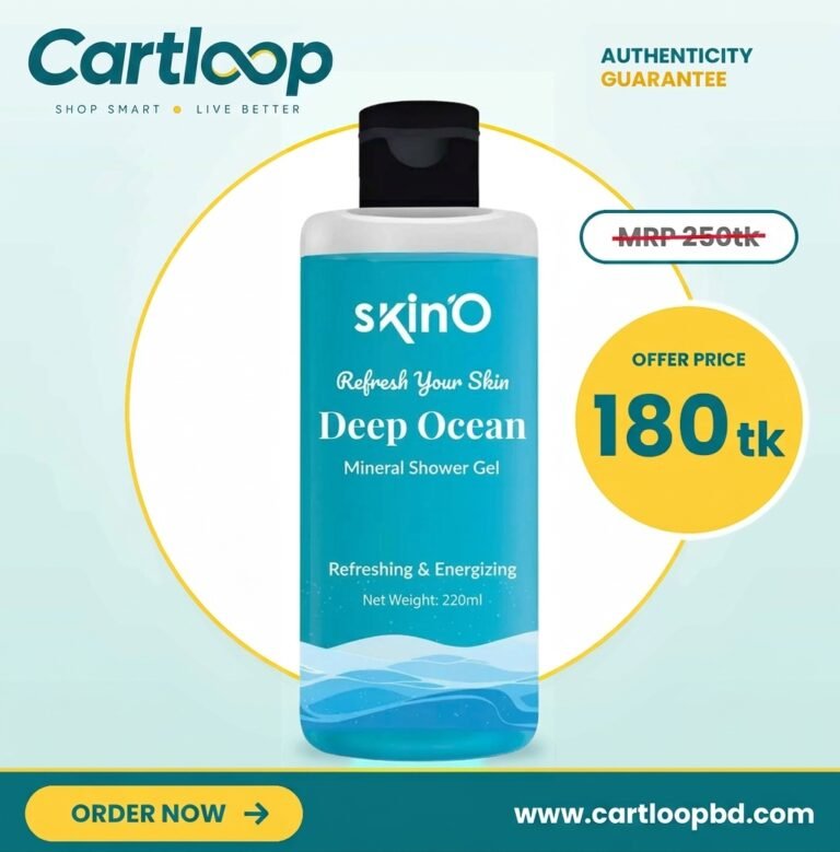 skinO Refresh Your Skin Deep Ocean Mineral Shower Gel 220ml