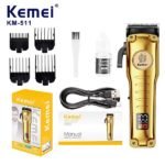 Kemei KM-511 Professional Hair Clipper and Beard Trimmer Salon Series for Men