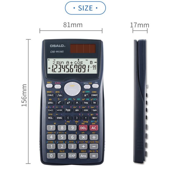 OSALO Scientific Calculator (401 functions) for students - OS-991MS
