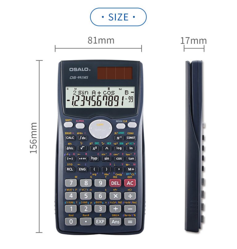 OSALO Scientific Calculator (401 functions) for students - OS-991MS