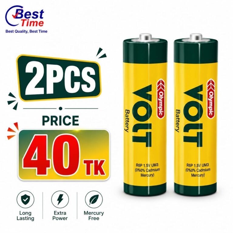 Olympic Volt Pencil Battery Metallic 2pcs