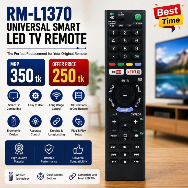 RM-L1370 universal smart led tv remote