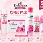 Enchanteur Romantic 5 Items Perfume Combo Pack – Talc, Soap, Deo Spray, Deo Roll-On & Pocket Perfume