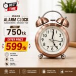 Classic Design Analog Alarm Clock - Accurate Time