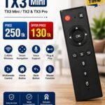 TX3 MiniTX3 Mini Tx2 & Tx3 Pro Smart TV Box Android TV Box for Remote