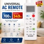 Remote Controller for Sharp Air Conditioner - White