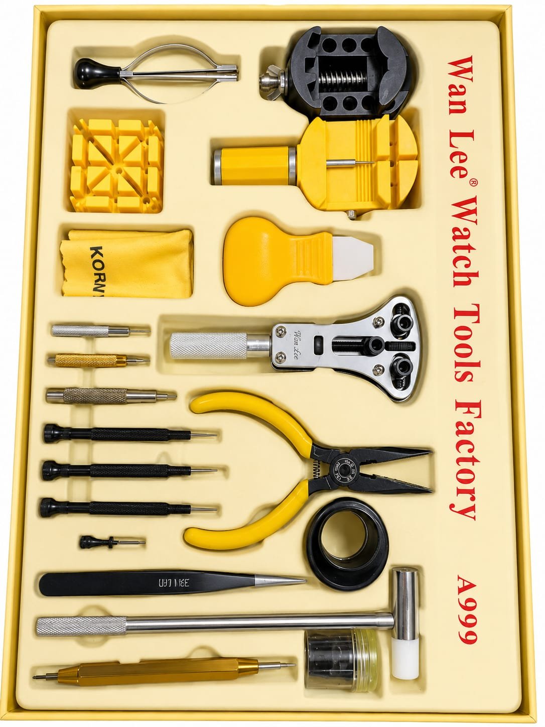 Professional Watch Repair Tools Set A999 – Complete Watchmaker & Battery Replacement Kit Professional Watch Repair Tools Set A999 – Complete Watchmaker & Battery Replacement Kit