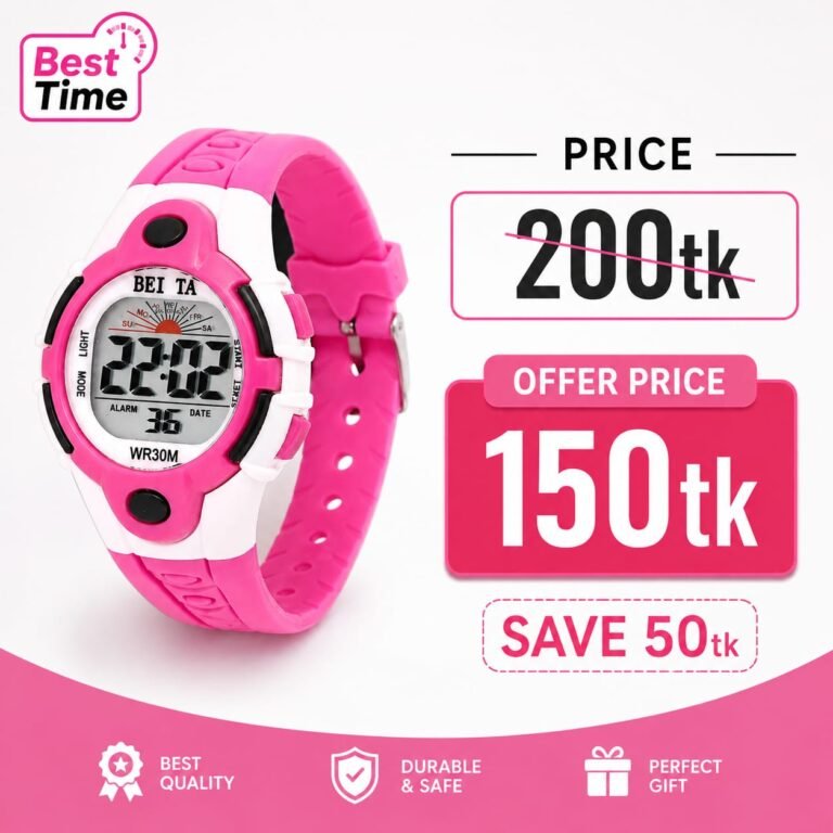 Digital Stylish Baby Watch For Kids