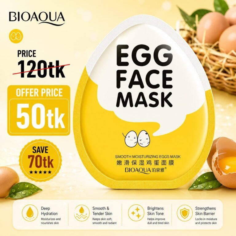 Bioaqua Rejuvenating Egg Facial Sheet Mask - 25g