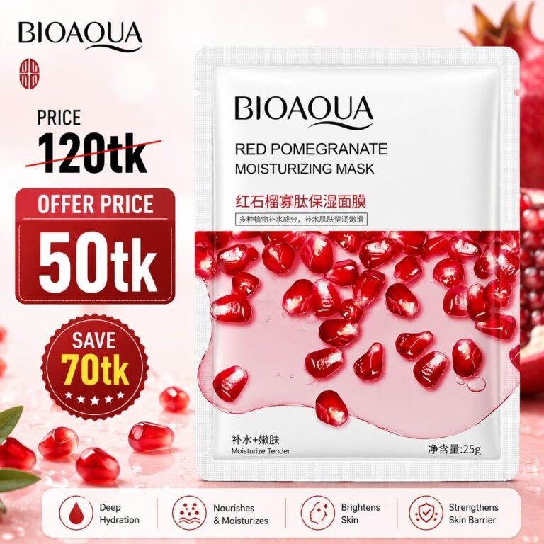 Bioaqua Red Pomegranate Sheet Mask - 25g