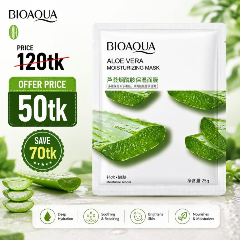 BIOAQUA Aloe Vera Moisturizing Sheet Mask 25 gm