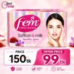 Fem Creme Bleach Saffron and Milk Healthy Glow Cream (8g)