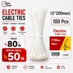 8 inch Cable Ties (5*200mm) (Local) Zip Wraps Strap Nylon Fastening Ring Loop Wire industrial Cable Ties