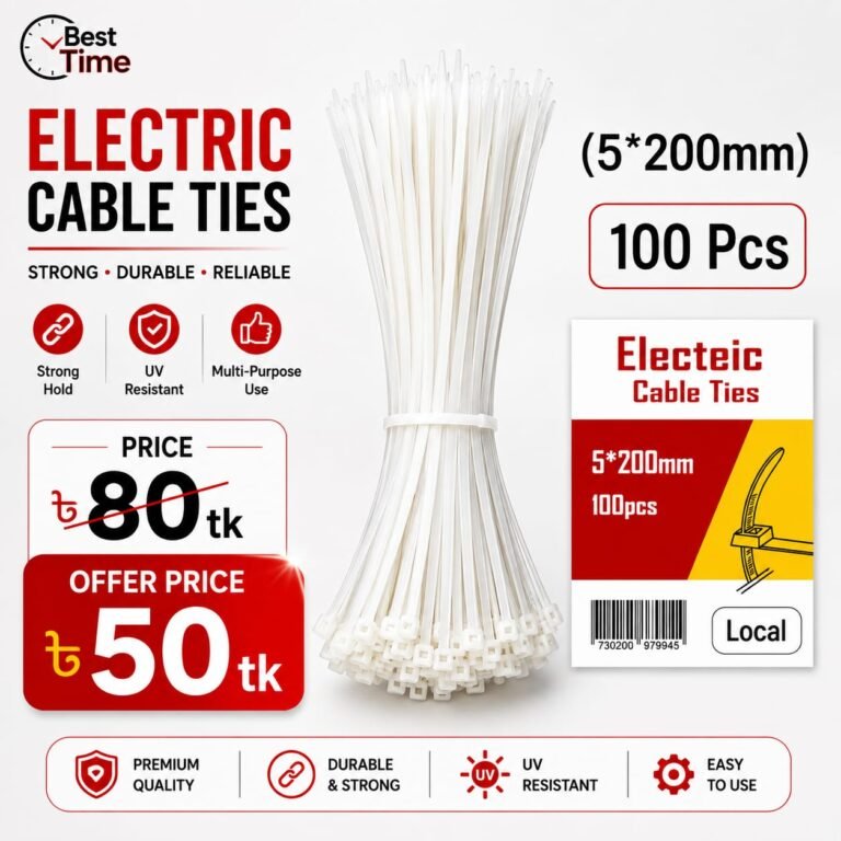 8 inch Cable Ties (5*200mm) (Local) Zip Wraps Strap Nylon Fastening Ring Loop Wire industrial Cable Ties
