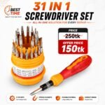 31 In 1 Screwdriver Bit Set With Flexible Shaft Driver Magnetic Bits For Electronic Cell Phone Tablet Repair And Mod