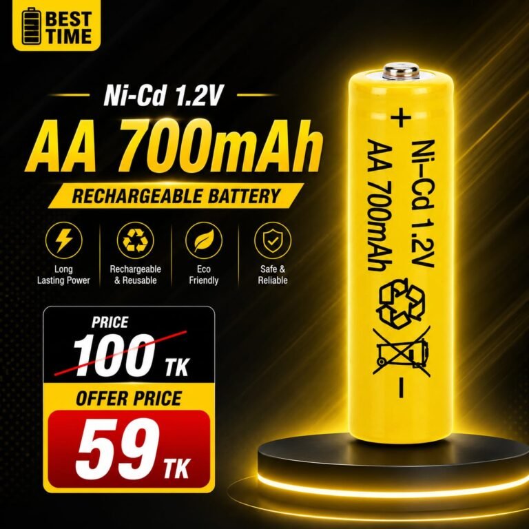-Ni-Cd AA 700mAh 1.2V Rechargeable Battery (1 Pcs)